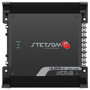 Módulo Amplificador Digital Stetsom HL800.4 Canais - 900 Watts RMS - 1 Ohm