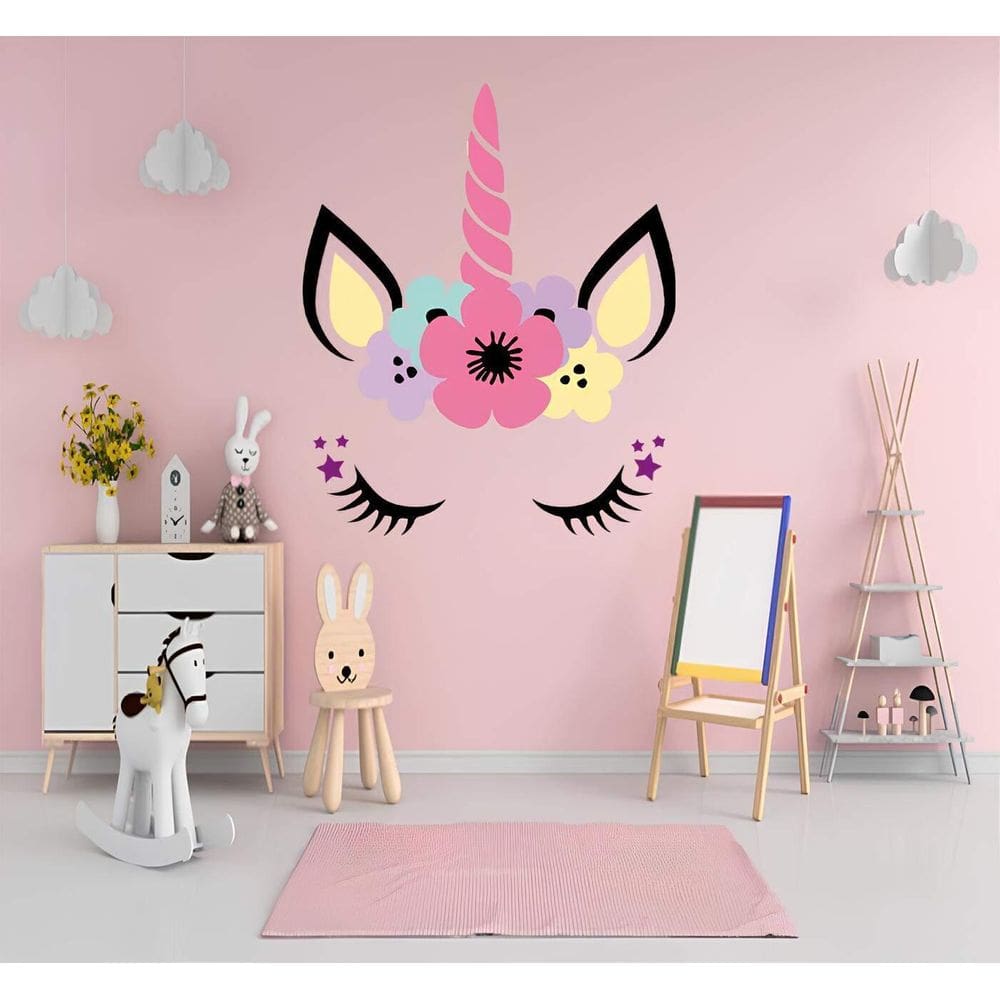 Adesivo De Parede Unicornio Mod15