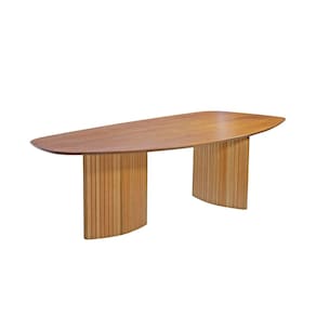 Mesa de Jantar Orgânica Ripada - Florença-2,40x1,10m - Art Salas