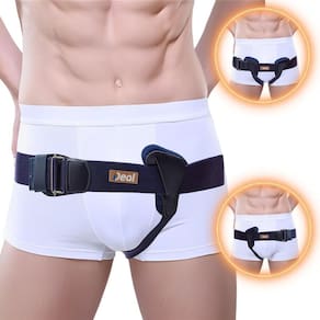 Suporte Com Funda Para Hérnia Inguinal Virilha Lado Esquerdo