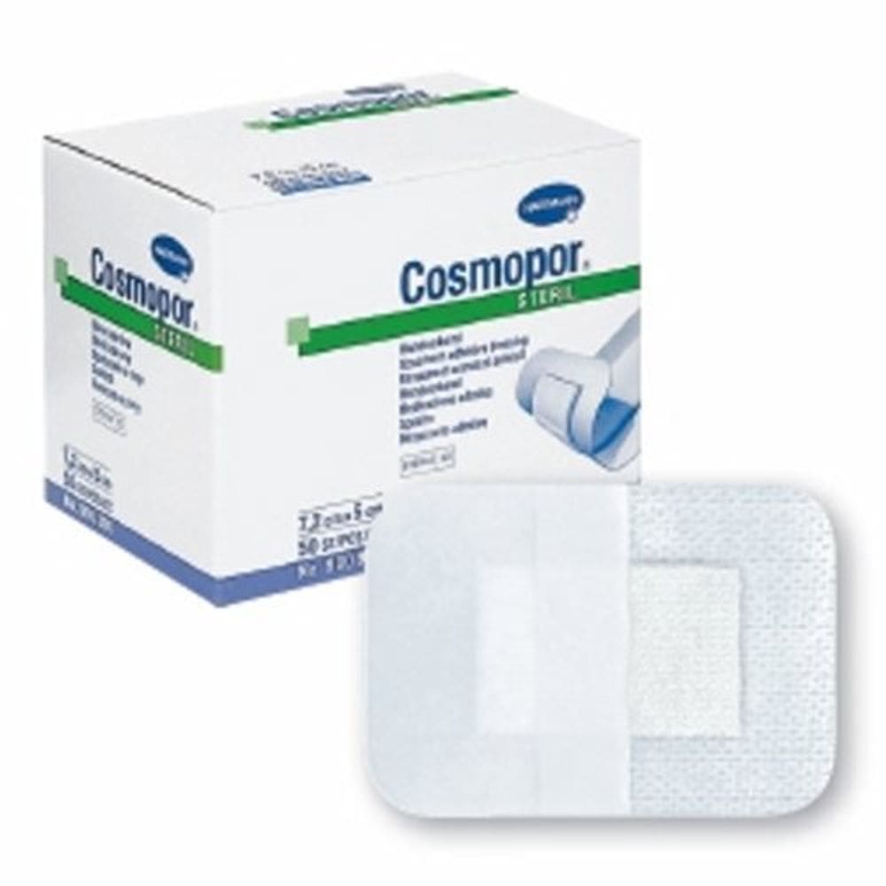 Curativo adesivo Cosmopor 4 x 4 polegadas não tecido quadrado branco estéril 25 unidades da Hartmann Usa Inc (pacote com 4)