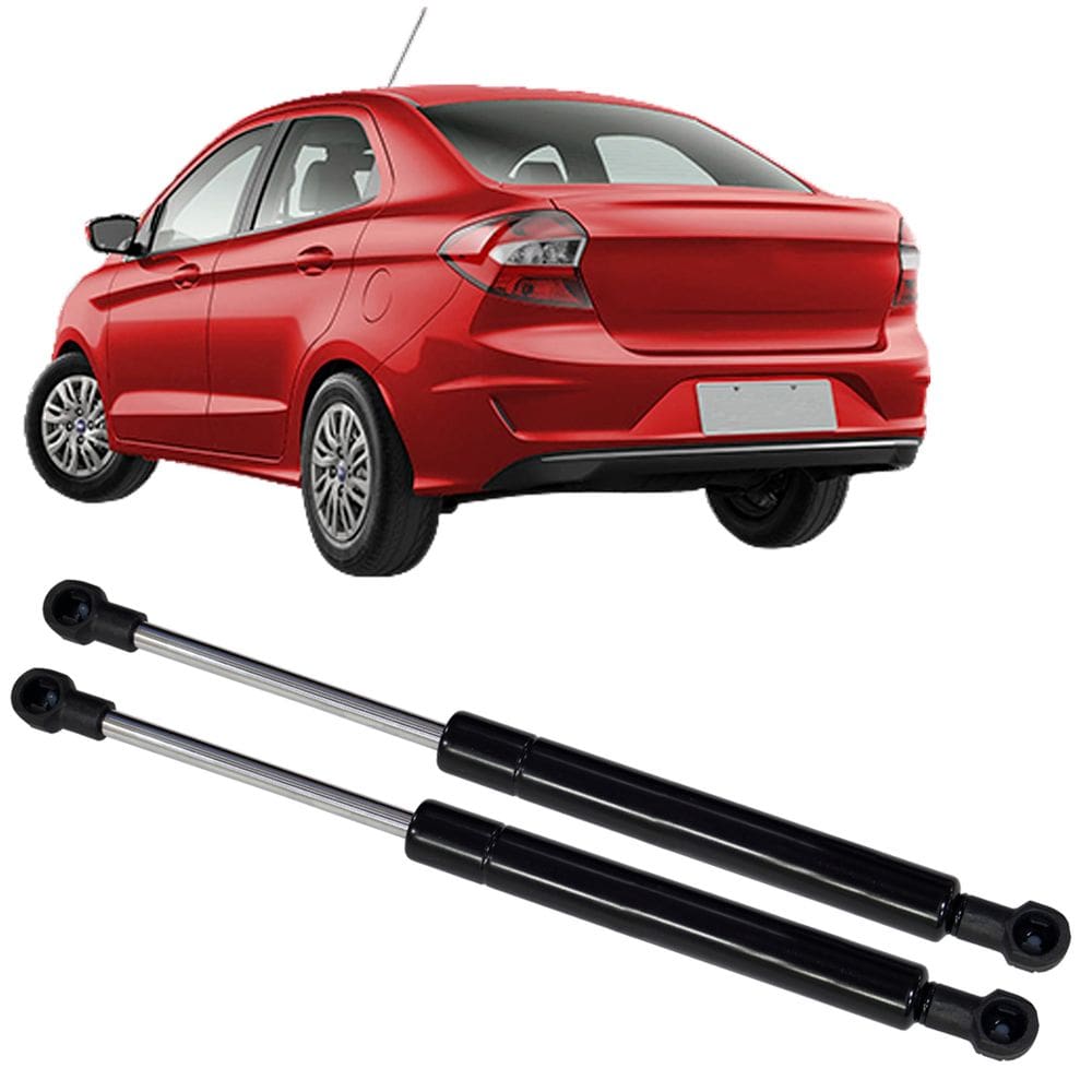 Par Amortecedor Tampa Traseira Porta Malas Mola Gás Ford Ka Sedan 2014 à 2021