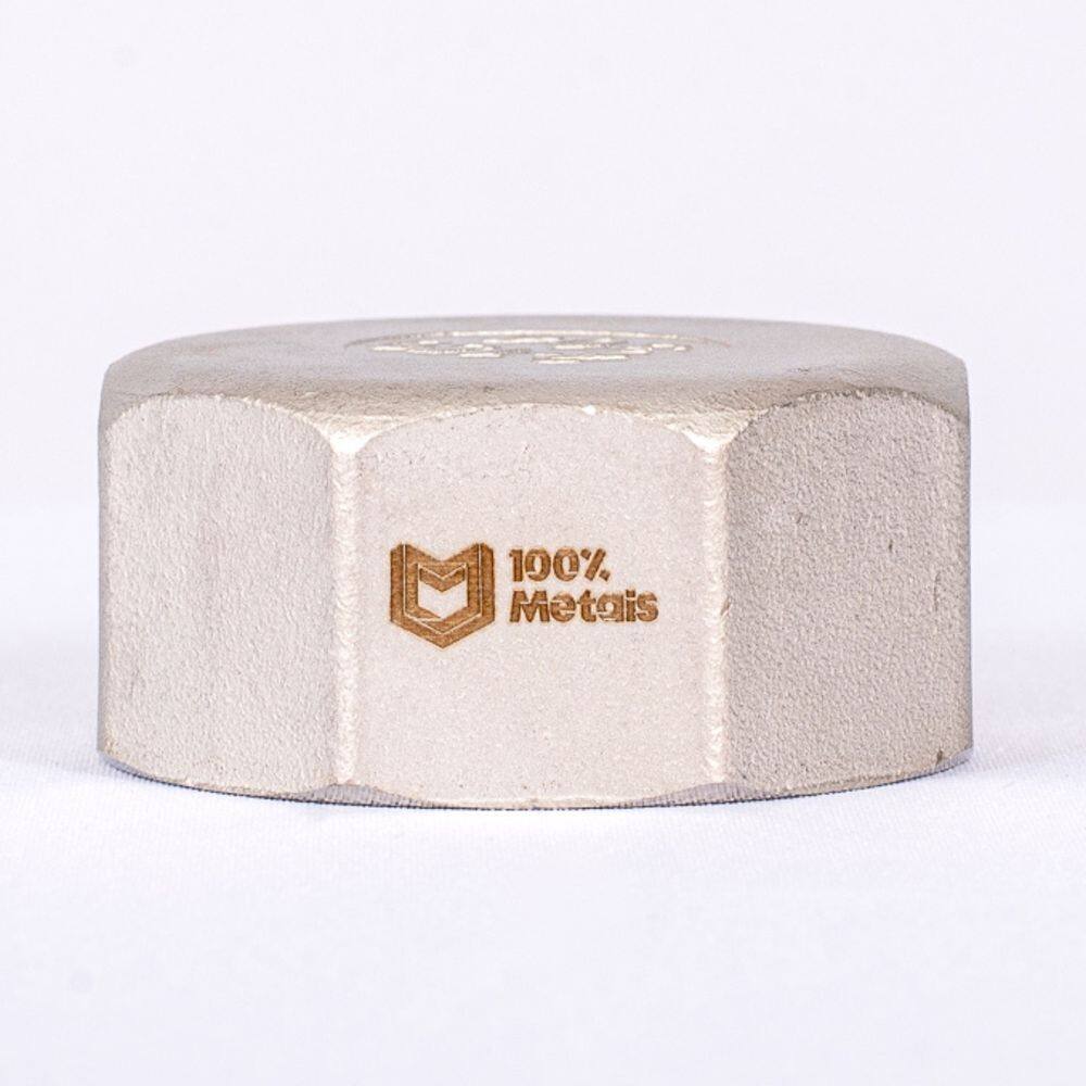 TAMPÃO (CAP) HEXAGONAL INOX 304 150LBS ROSCA (BSP) IMP. - 3/4 (26.90mm)