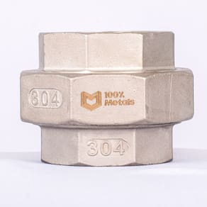 UNIÃO INOX 304 FF 150LBS ROSCA (BSP) IMP. - 3/4 (26.70mm)