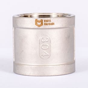 LUVA INOX 304 ROSCA (BSP) IMP. - 3/4 (26.70mm)