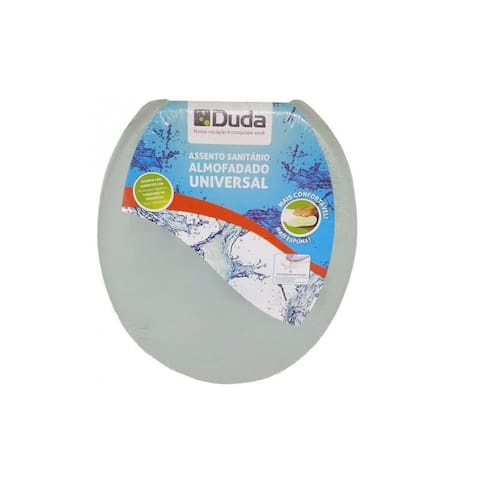 imagem-Assento Sanitário Universal Almofadado Cinza Claro