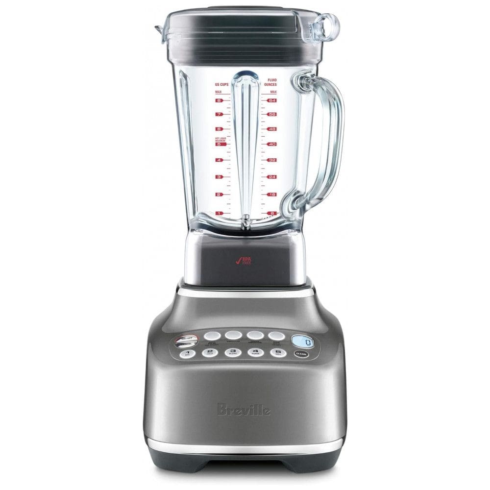 Liquidificador de Bancada 1.8L com 5 Velocidades, 1800W, 110v, BREVILLE BBL820SHY1BUS1, Prateado