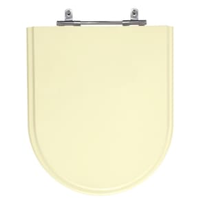Assento Sanitário Deca Carrara Creme MDF Laminado