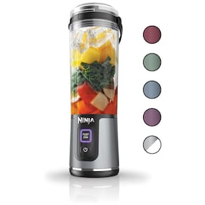 Liquidificador Portátil 530 mL para Vitaminas, Recarregável USB, 110V, Ninja BC151BK, Preto