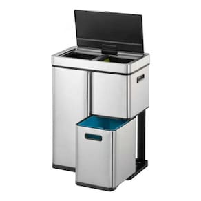 Lixeira Tripla Automatica Sensor 60 L (30+15+15) 65x31x48cm