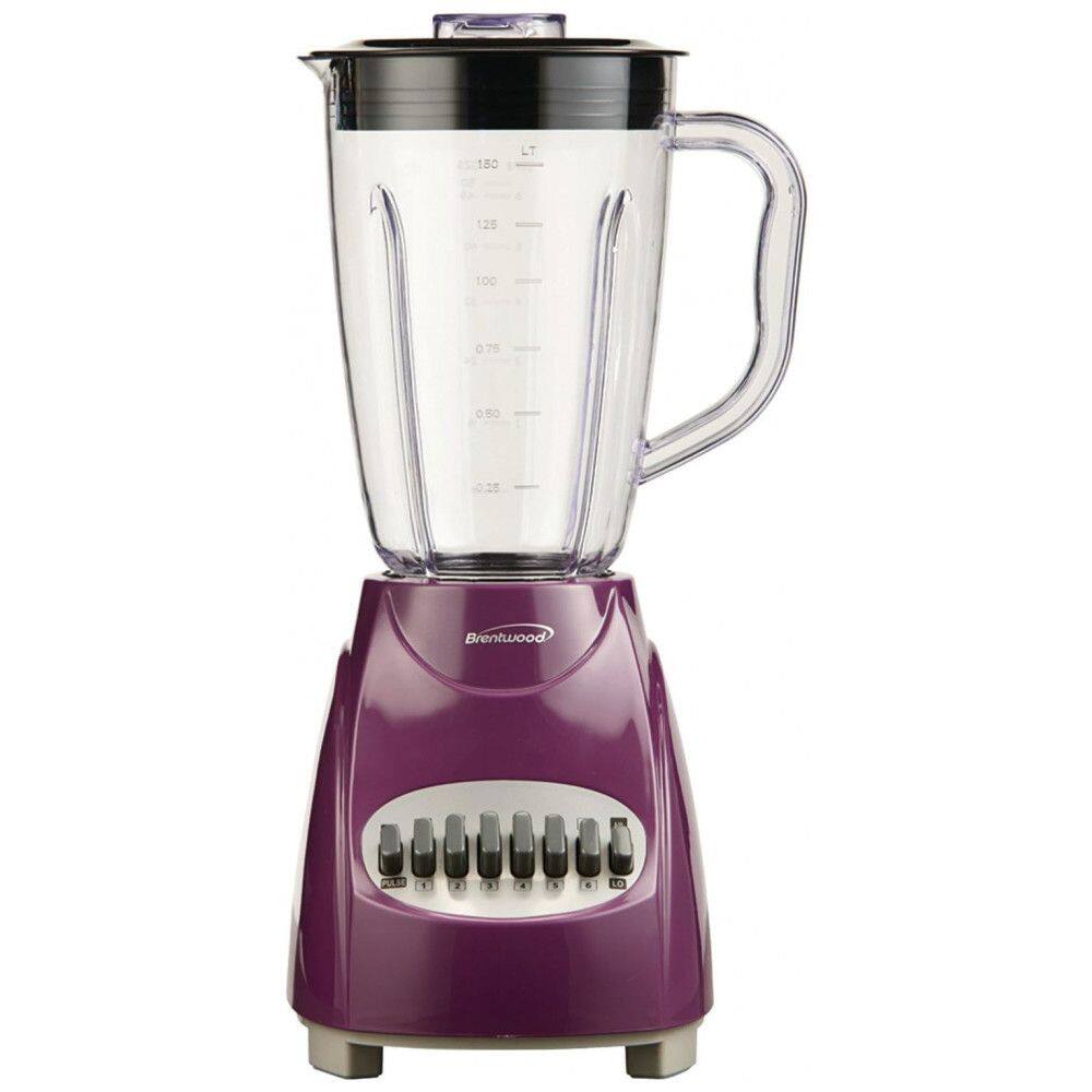Liquidificador de Bancada 1,4 Litros com 12 Velocidades 110V 300W Brentwood JB 220R, Roxo