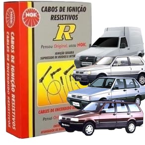 Jogo Cabos De Vela Sc-t45 Fiat Premio Desde 1992 - Ngk