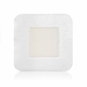 Adesivo quadrado de espuma com borda de espuma de 10 x 4 polegadas com borda estéril 10 unidades da DermaRite (pacote com 6)