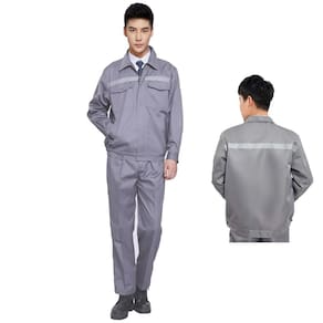 Conjunto Uniforme EPI Segurança Faixa Refletiva Trabalho Profissional Construçao Civil Obra Rodovia