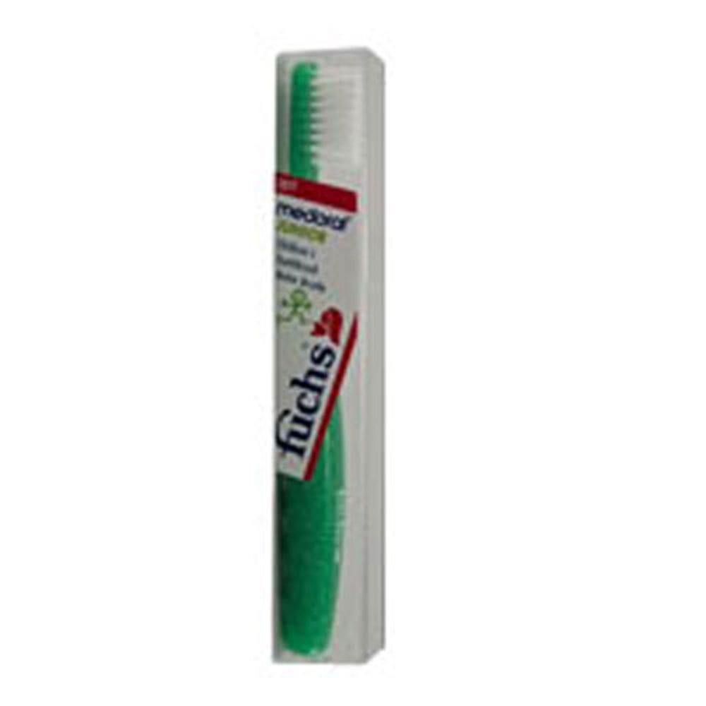 Escova de dentes de nylon júnior medoral macia 1 cada por Fuchs Criança/ Escovas de dentes adultas