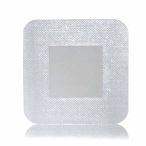 Curativo composto à prova d`água Dermadress 4 x 4 polegadas poliéster/rayon estéril 10 unidades da Dermadress (pacote com 4)
