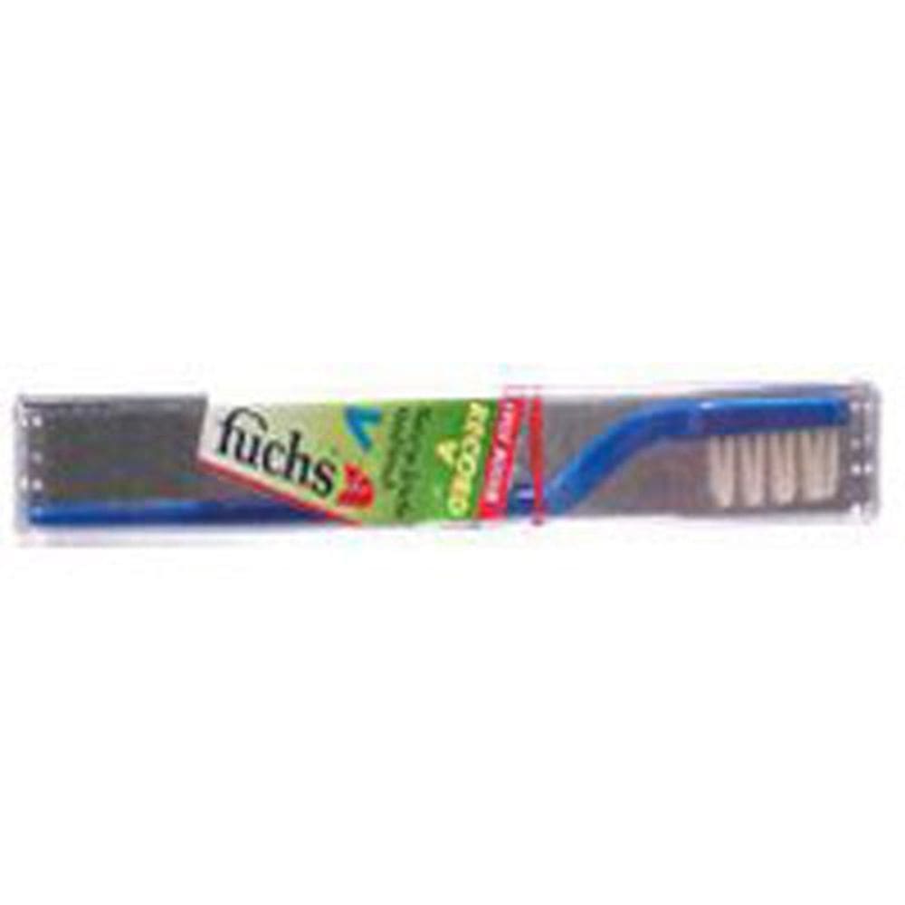 Escova de dentes l Record V média 1 CADA da Fuchs Escovas de dentes para crianças/adultos (pacote com 4)