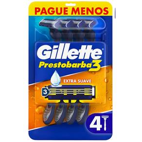Aparelho De Barbear Descartável Leve 4 Pague 3 Gillette