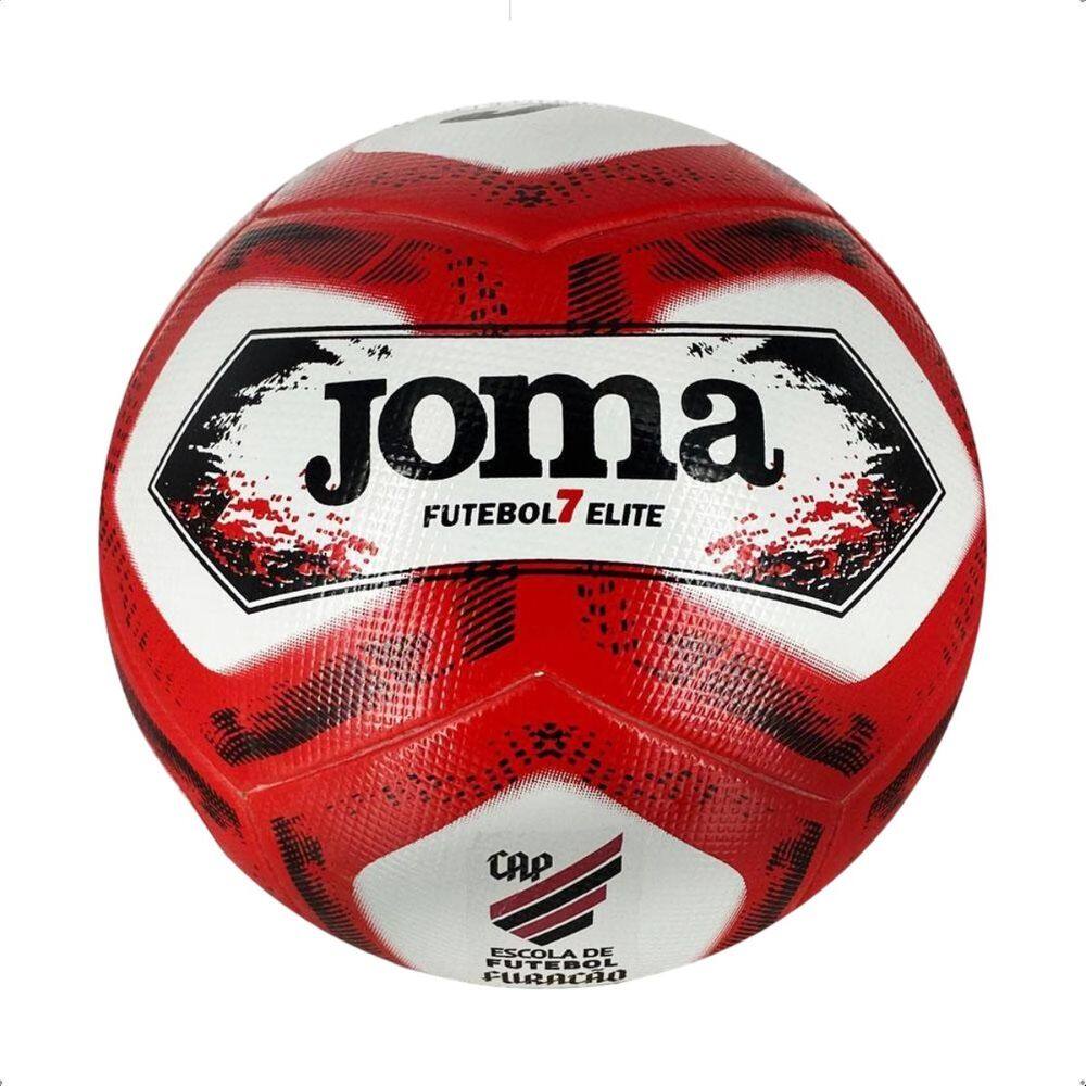 Bola De Futebol Society Joma 7 Elite Athletico Paranaense - Cor: Vermelho / Tamanho: Único