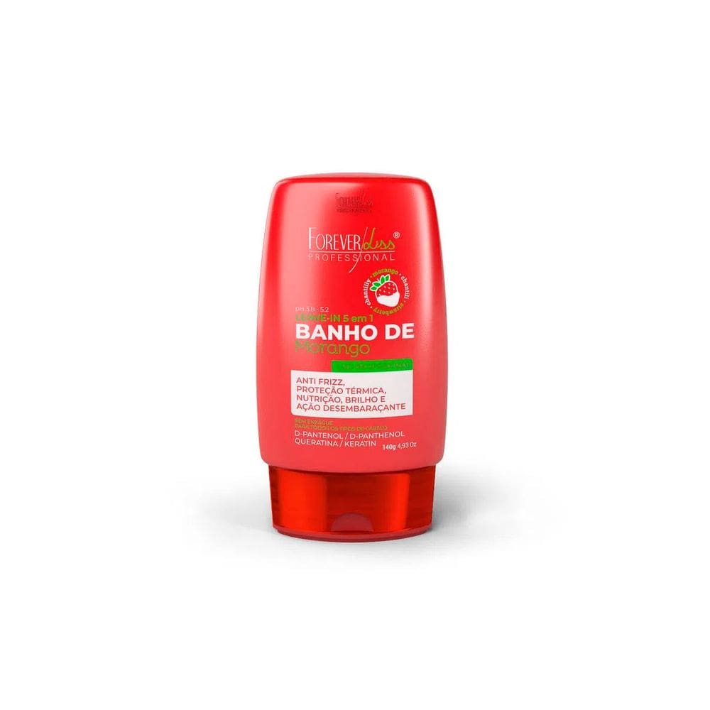 Leave-In Banho De Verniz Morango Forever Liss 140g