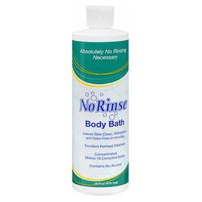 Banho corporal sem enxágue 16 onças por No Rinse (pacote com 4)