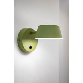 Arandela Funnel l13cm c20cm a11cm 1xled Integrado 5w 3000k 400lm Ip20 Verde