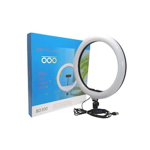 Ring Light Iluminador Anel Luz 30Cm 12 Polegadas Tripé 2,1M