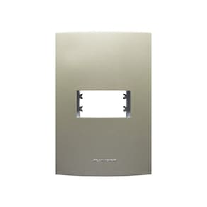 Placa 4X2 com Suporte Para 1 Módulo Inova Pro Class Alumbra Champagne