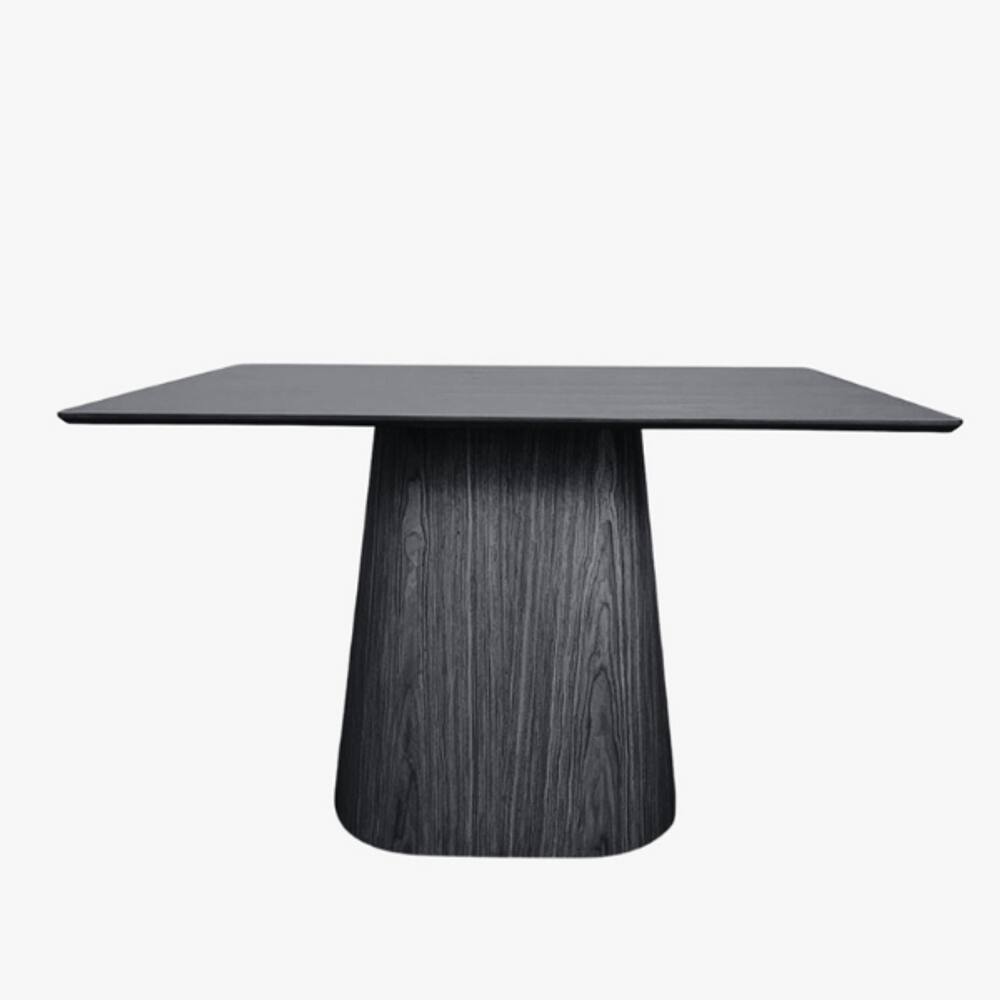 Mesa de Jantar Cone Retangular 180x100 cm Tampo Ébano Base Ébano