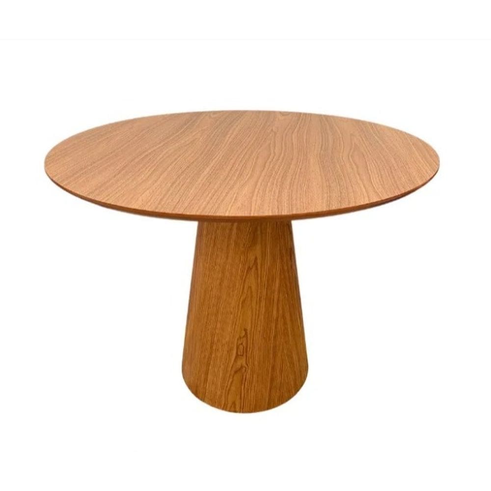 Mesa de Jantar Redonda Cone 100 cm Freijó