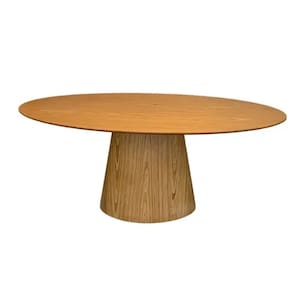 Mesa de Jantar Oval Cone 160x90 cm Freijó