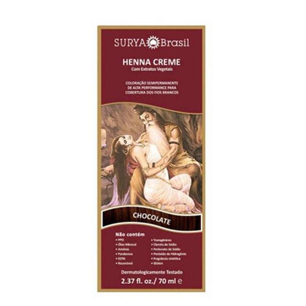 Henna Cream Chocolate 2.37 Oz por Surya Brasil