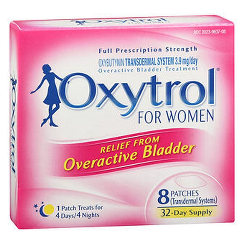 Oxytrol for Women 8 adesivos da Oxytrol (pacote com 4)