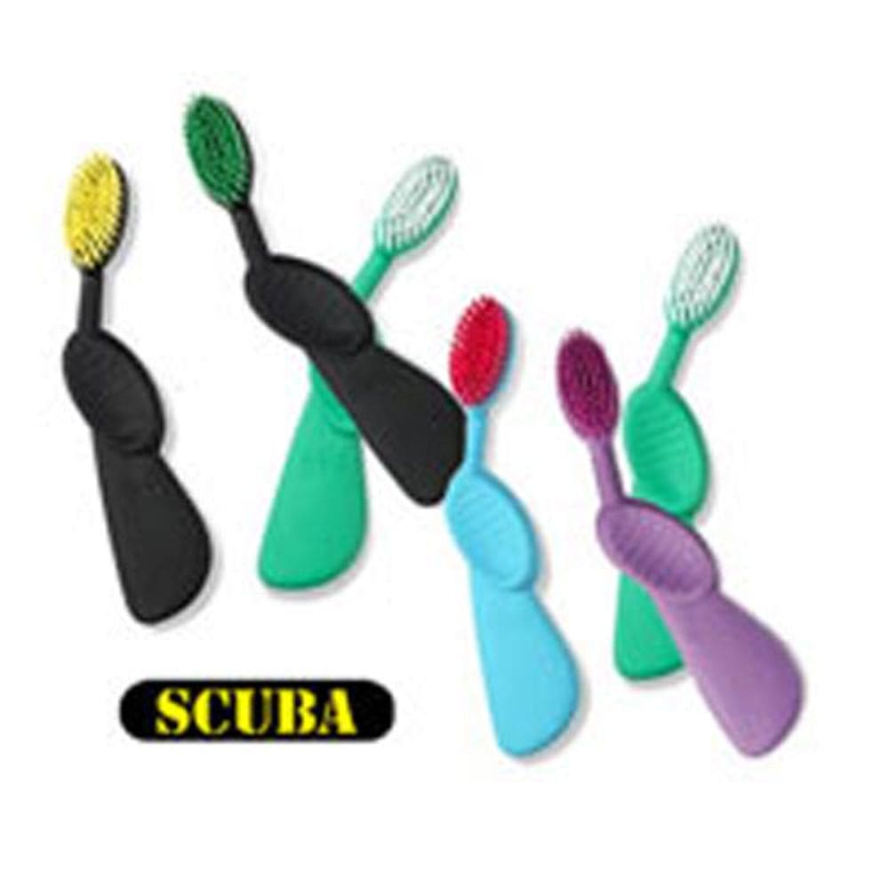 Escova de dentes Scuba para canhotos da Radius Toothbrush (pacote com 2)