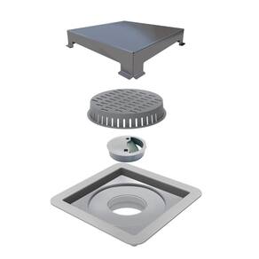 Ralo Linear Inox 10 cm x 10 cm Square