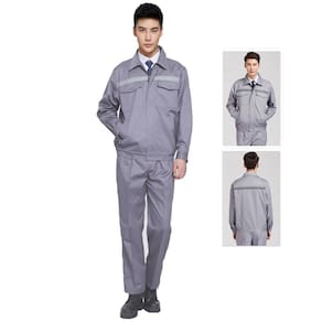 Conjunto Uniforme Segurança Faixa Refletiva Profissional EPI Contruçao Civil Obra Mecanico