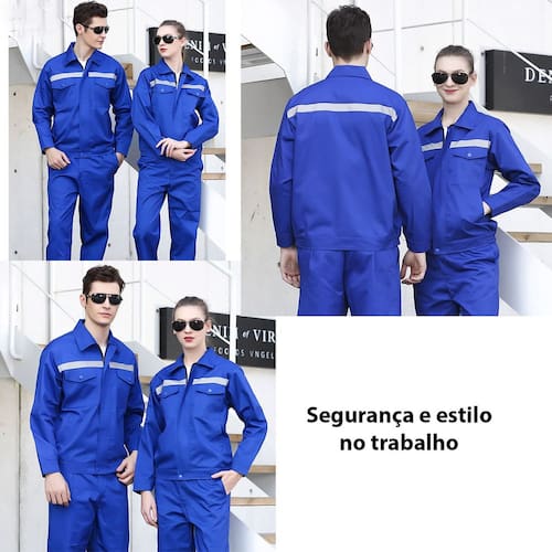 Conjunto Uniforme Roupa Segurança Trabalho EPI Casas Bahia