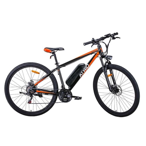 Bicicleta Elétrica Santiago Aro 29 Quadro 17 350W 10Ah Freio a Disco 21V Shimano Atrio - BI209M - Preto