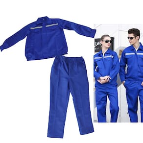Conjunto Uniforme EPI Profissional Segurança Trabalho Faixa Refletiva Obra Construçao Civil Operario Mecanico