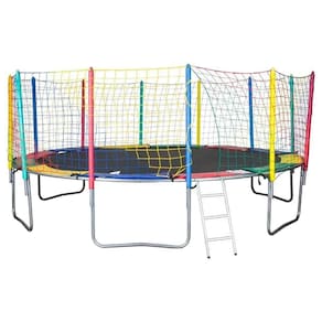 Cama Elástica 4,27m 6 Pés ChicoPlay Lona Preta