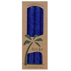 Vela cônica de 9 polegadas azul royal, pacote com 4 da Aloha Bay (pacote com 6)