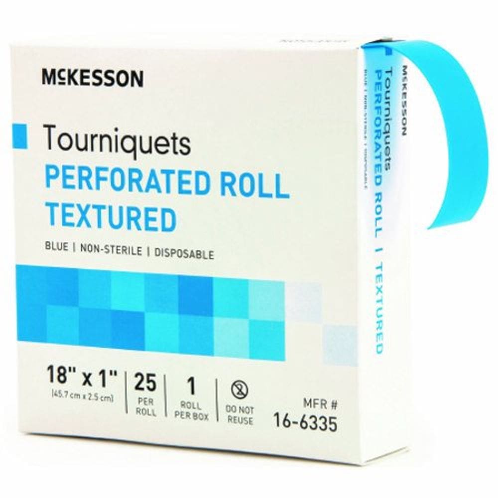 Faixa de torniquete em rolo 18 polegadas 25 unidades da McKesson (pacote com 2)