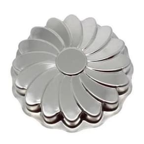 Forma Girassol para Bolo Torta Pudim (25,5x3,0cm) - Alumínio
