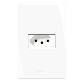 Conjunto 1 Tomada 2 Pólos+Terra 20A 250V com placa 4x2 Inova Pro Alumbra