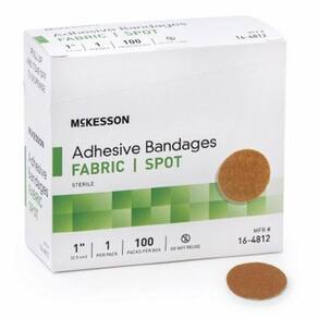 Curativo de ponto adesivo de 1 polegada, bronzeado, 100 conde por McKesson