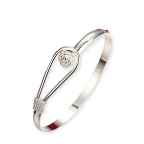 Bracelete de prata 925 feminino com fecho regulável
