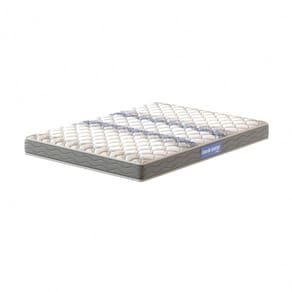 Colchão Queen Espuma D45 Guarda Costas Probel 20cm Branco/Cinza
