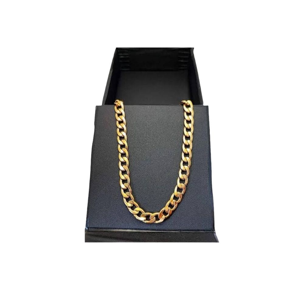 Cordão masculino Banhado a ouro 18k - 8mm