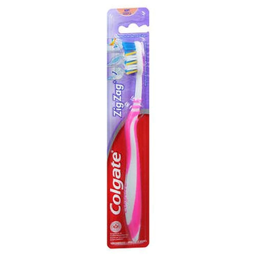 Colgate ZigZag Escova de dentes Macia 1 Cada por Colgate