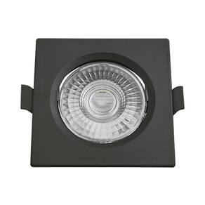 Spot de Led Embutir Alltop Par20 Quadrado 7W Preto Bivolt Taschibra 4000K Luz Neutra